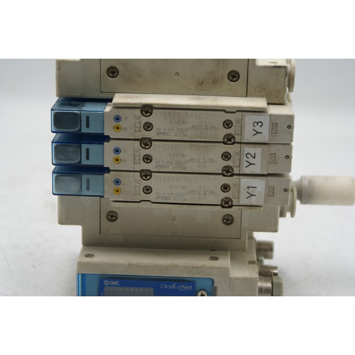 SMC SMC BANK OF 3 SY5400-5UI EX260-SDN1 SS5Y5-10-26520FX