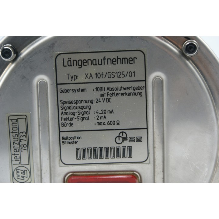 Neigungsaufnehmer Neigungsaufnehmer XA 10F/GS125/01 FSG