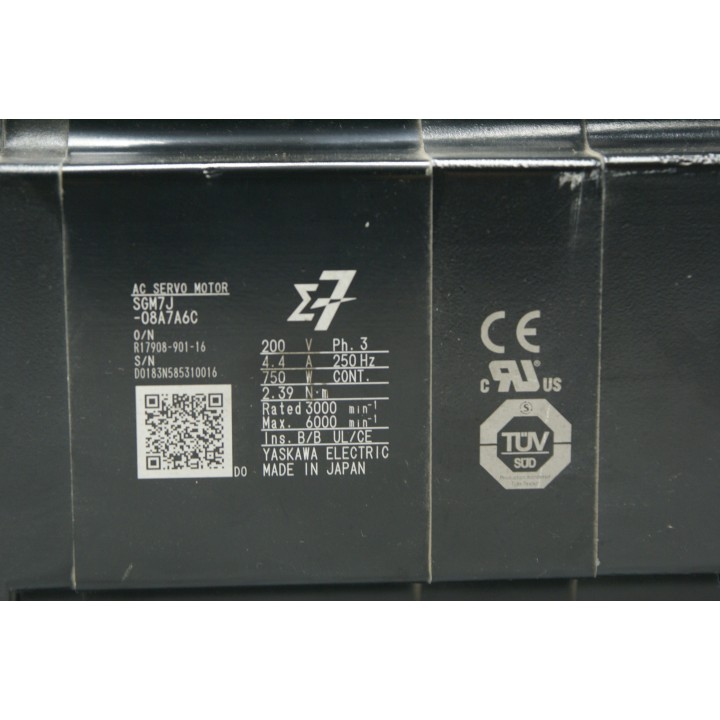 Yaskawa Electric Yaskawa Servo SGM7J-08A7A6C