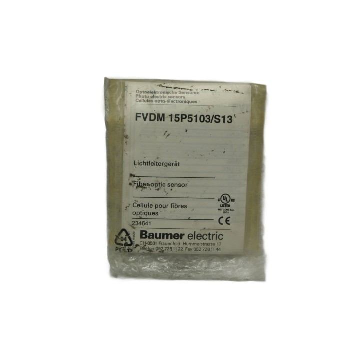 Baumer BAUMER FVDM 15P5103/S13 Fiber optic sensor