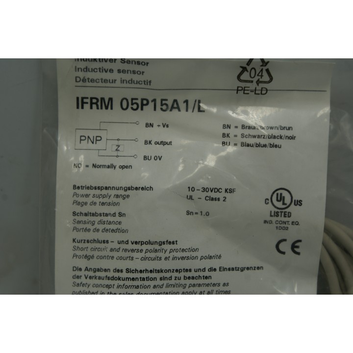 Baumer BAUMER IFRM 05P15A1/L Inductive sensor