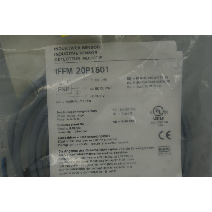 Baumer BAUMER IFFM 20P1501 Inductive sensor