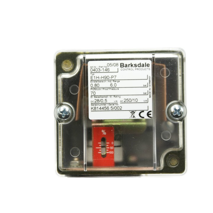 BARKSDALE BARKSDALE E1H-H90-P7 (0403-146) Mechanical pressure switch