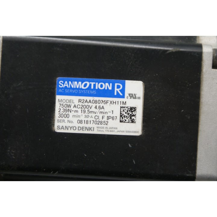 SANMOTOR SANMOTOR SERVO DRIVE R2AA08075FXH11M