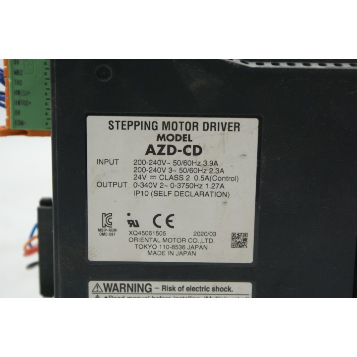 ORIENTAL MOTOR ORIENTAL MOTOR AZD-CD