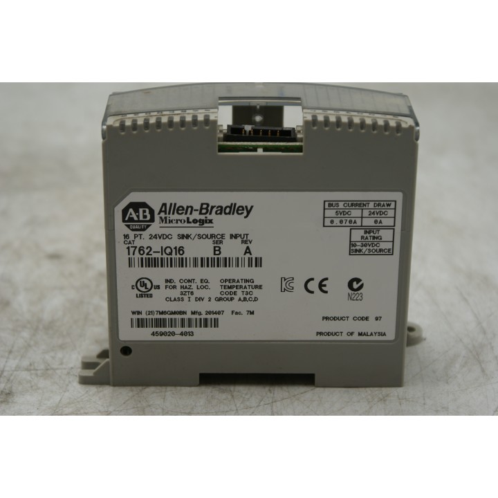 Allen-Bradley Allen Bradley MicroLogix 1762-IQ16 B A