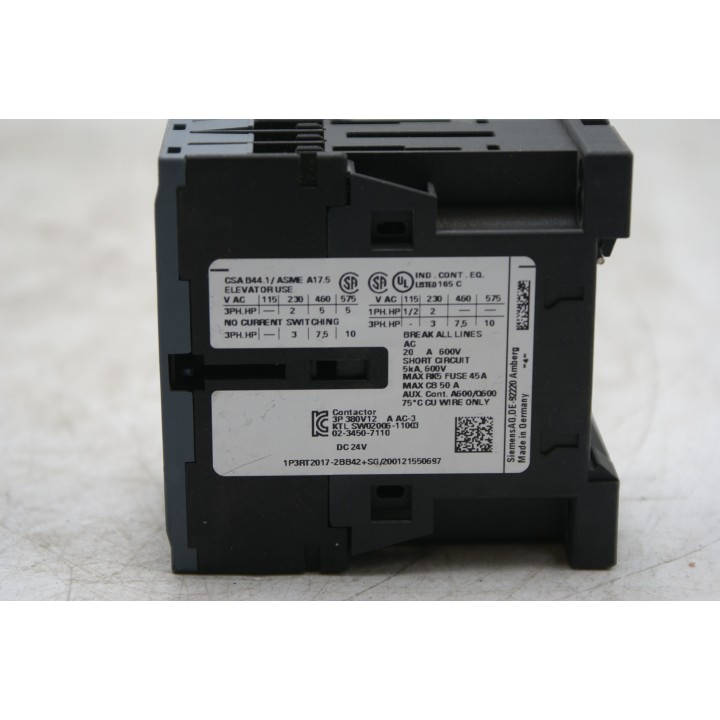 SIEMENS Siemens SIRIUS 3RT2017-2BB42