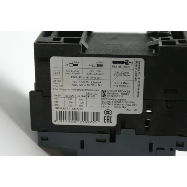 SIEMENS Siemens SIRIUS 3RV2011-0EA10