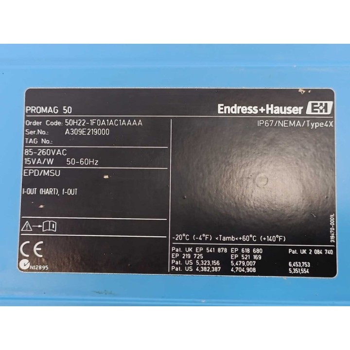 Endress+Hauser 50H22-1F0A1AC1AAAA