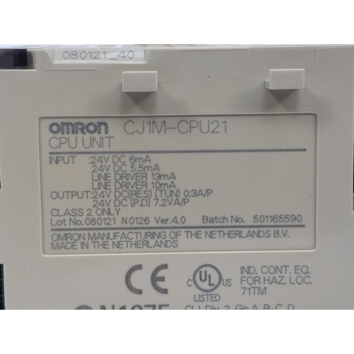 OMRON CJ1M-CPU21