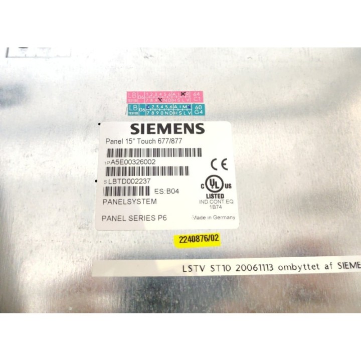 Siemens 6AV7671-1EX01-0AA0