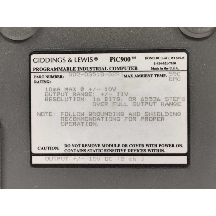 GIDDINGS   LEWIS 502-03518 -02R1