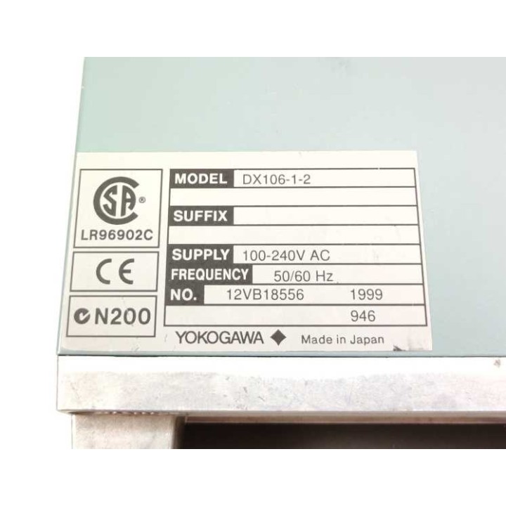 Yokogawa DX106-1-2