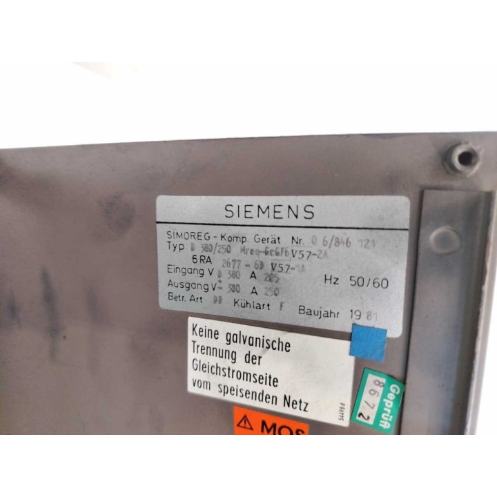 Siemens 6RA2677-6DV57-1A