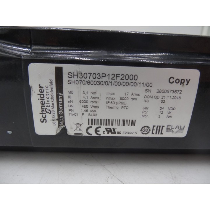 SCHNEIDER ELECTRIC  SCHNEIDER ELECTRIC SH30703P12F2000