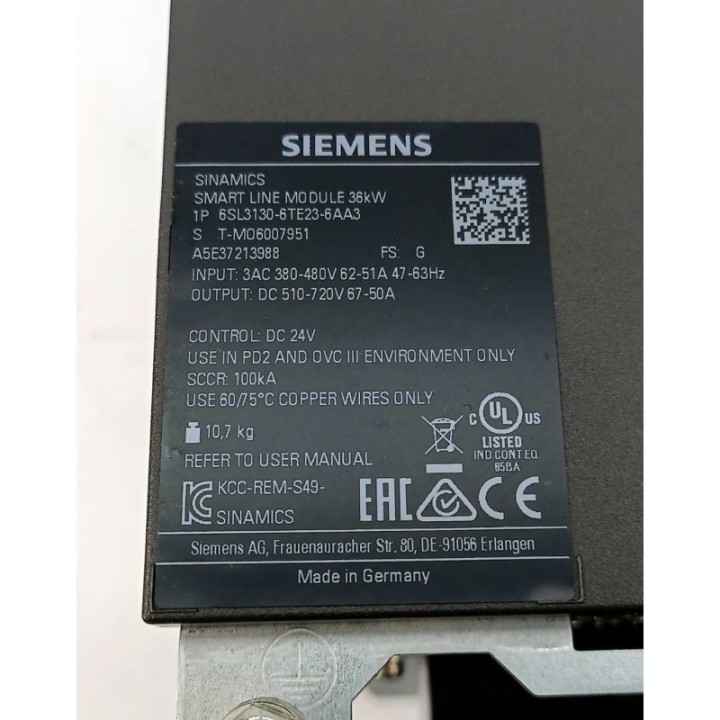 Siemens 6SL3130-6TE23-6AA3