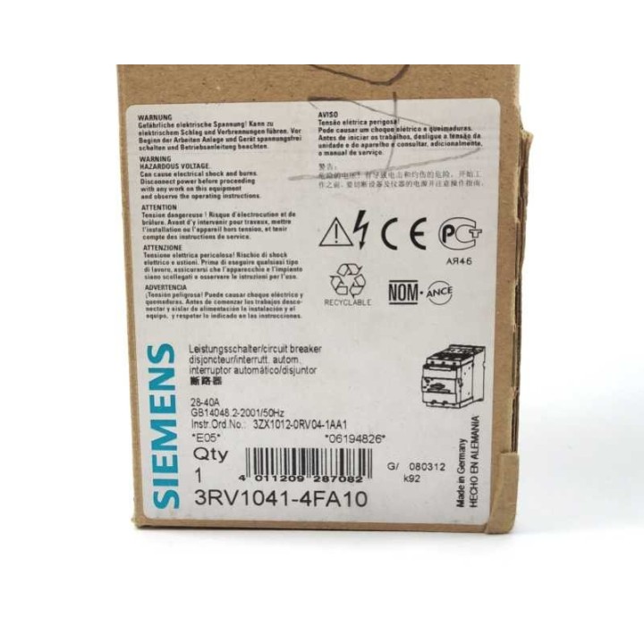 Siemens 3RV1042-4FA10