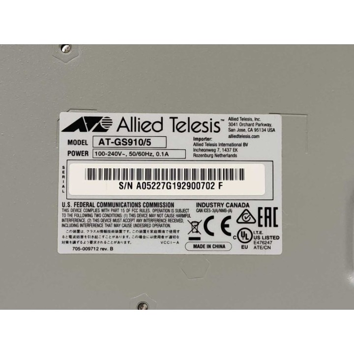 Allied Telesyn AT-GS910 5
