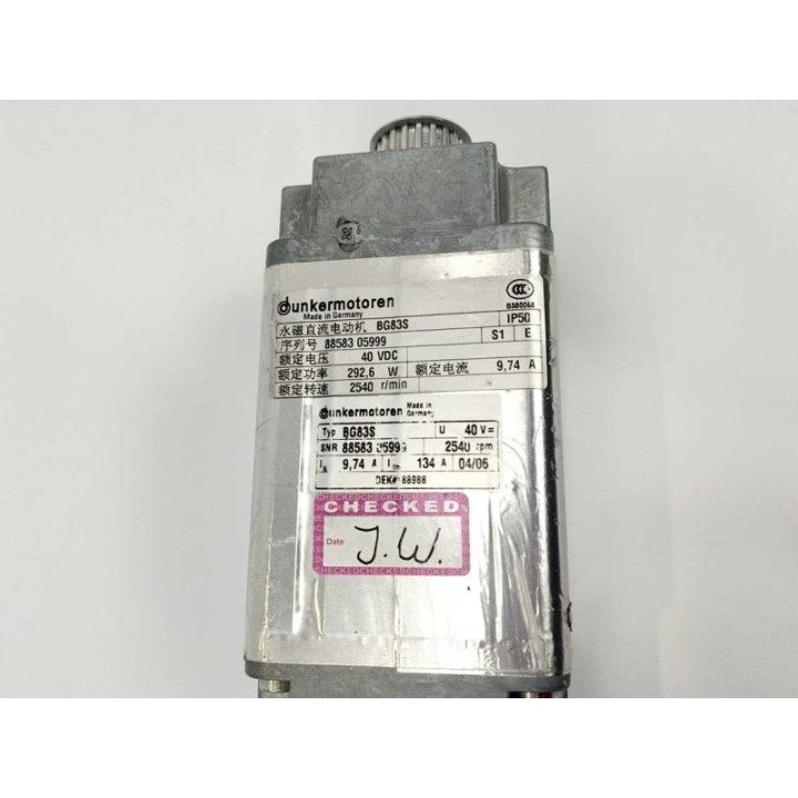 DUNKERMOTOREN DUNKERMOTOREN BG83S 88583 05999
