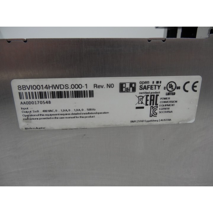B&R B&R 8BVI0014HWDS.000-1Power Conversion Equipment