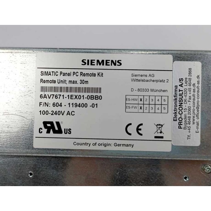 Siemens 6AV7671-1EX01-0BB0