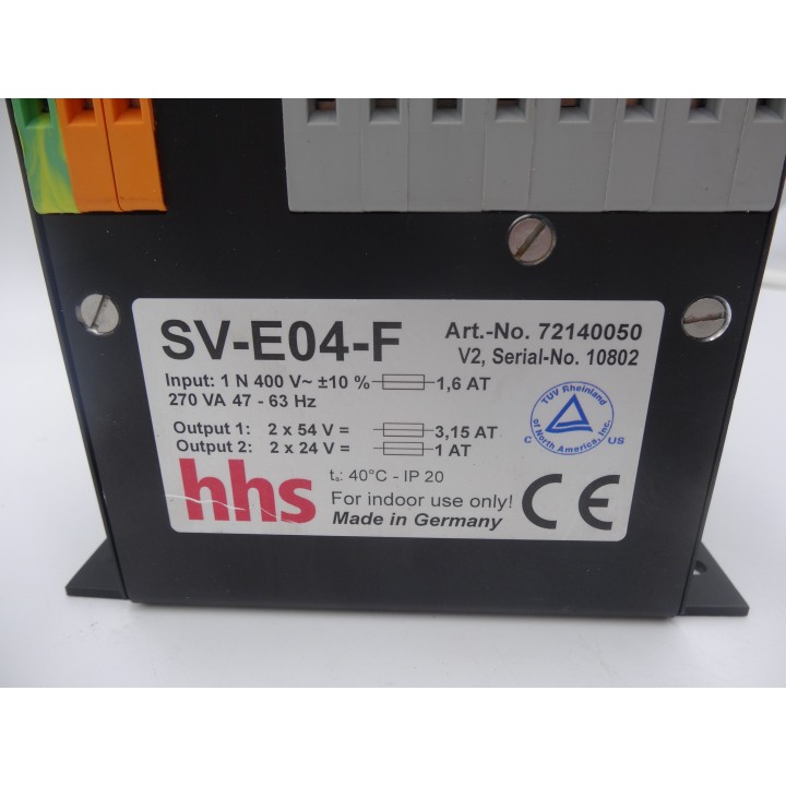 HHS HHS SV-E04-F , 10802