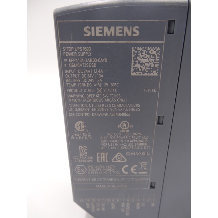 SIEMENS Siemens Power Supply 6EP4 134-3AB00-0AY0