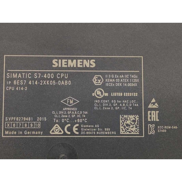 Siemens 6ES7414-2XK05-0AB0