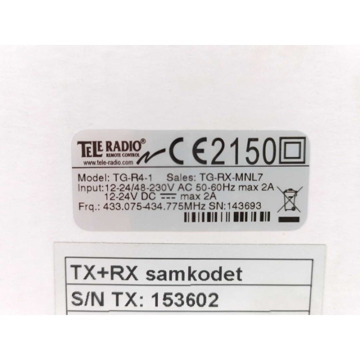 Tele Radio TG-R4-1