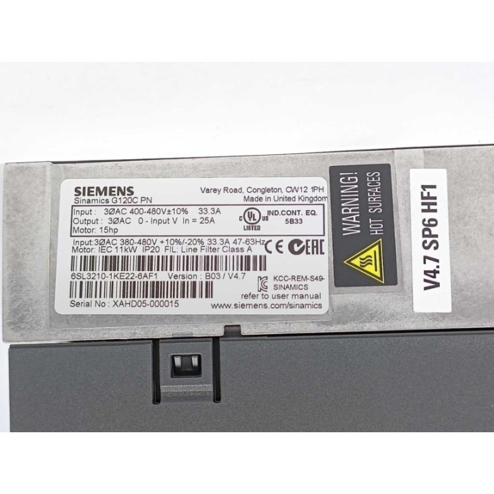 Siemens 6SL3210-1KE22-6AF1