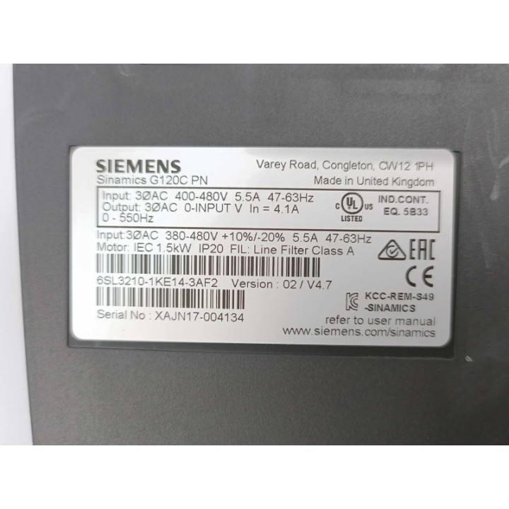 Siemens 6SL3210-1KE14-3AF2