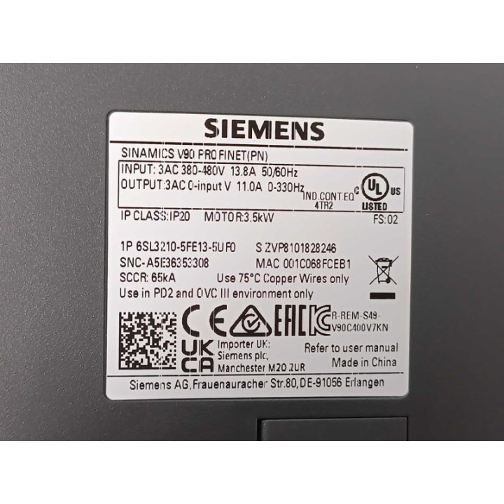 Siemens 6SL3210-5FE13-5UF0