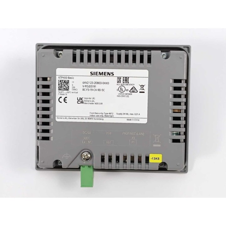 SIEMENS Siemens KTP400 Basic 6AV2123-2DB03-0AX0
