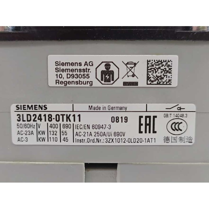 Siemens 3LD2418-0TK11