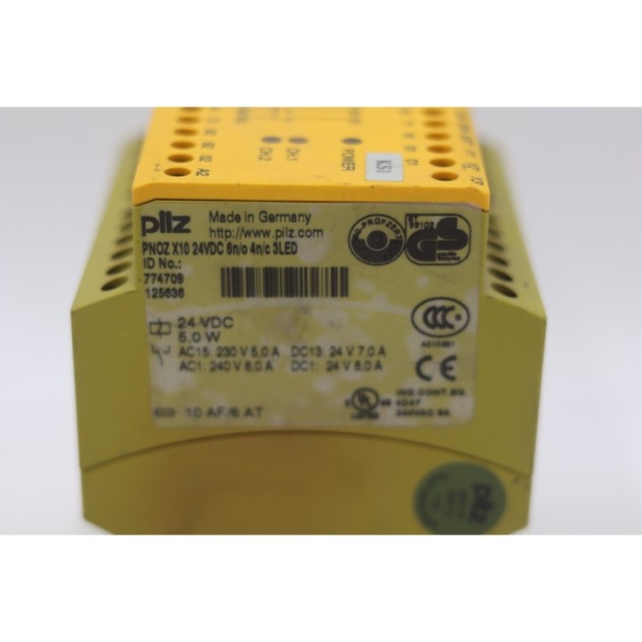 PILZ Pilz PNOZ X10 24VDC 6n o 4n c 3LED