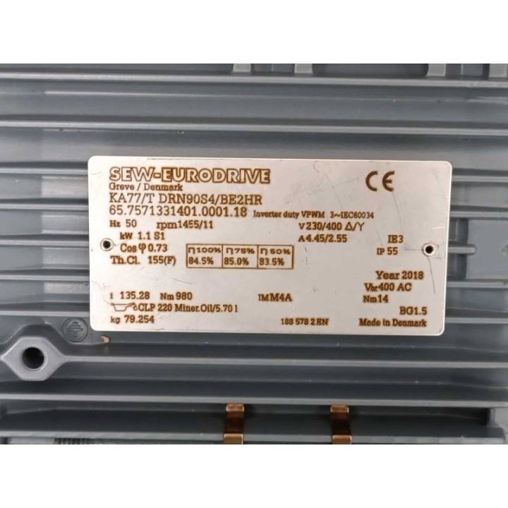 SEW-EURODRIVE  KA77 T DRN90S4 BE2HR