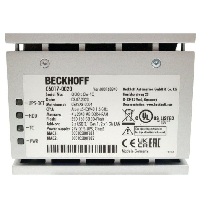 Beckhoff C6017-0020