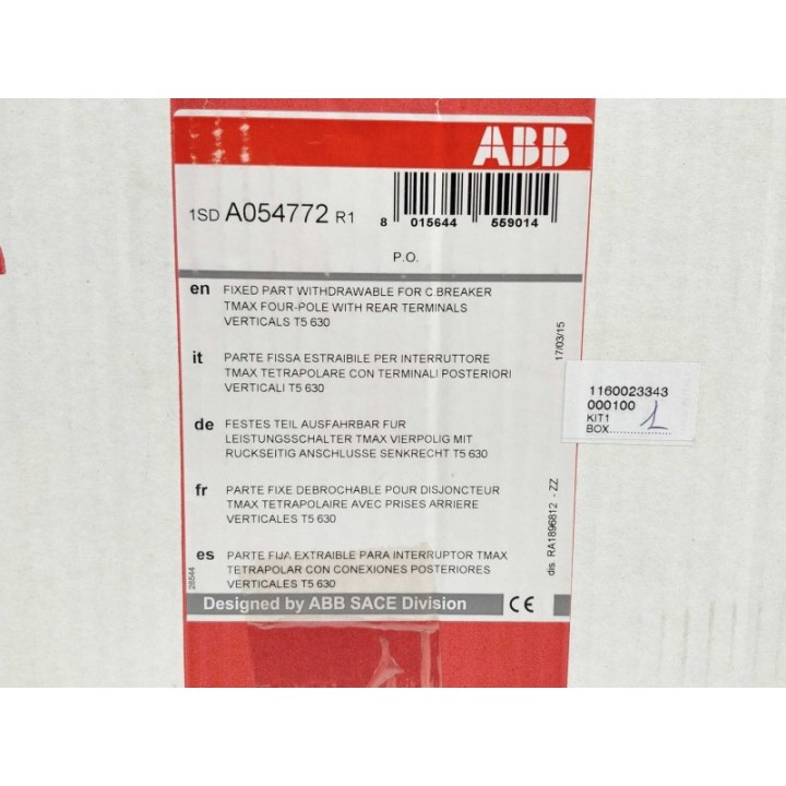  1SDA054772R1 / T5 630 W FP 4p VR
