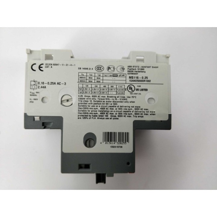  1SAM250000R1002 MS 116-0.25