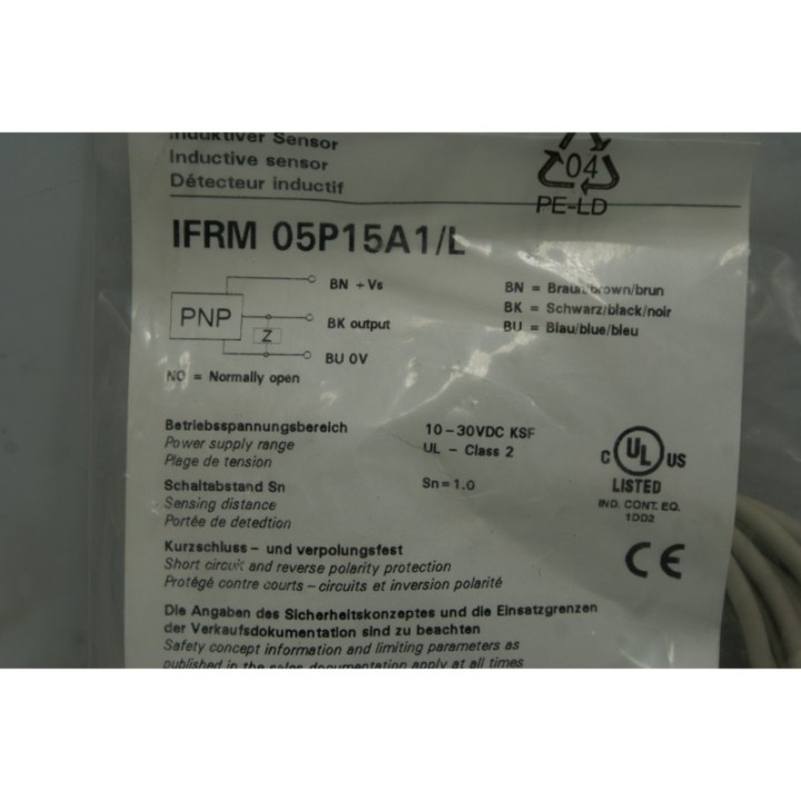 Baumer BAUMER IFRM 05P15A1/L Inductive sensor
