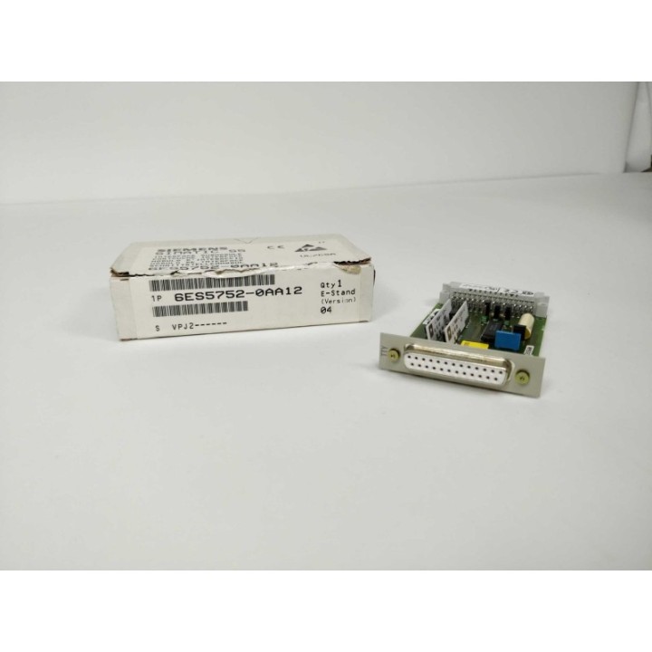 SIEMENS 6ES5752-0AA12