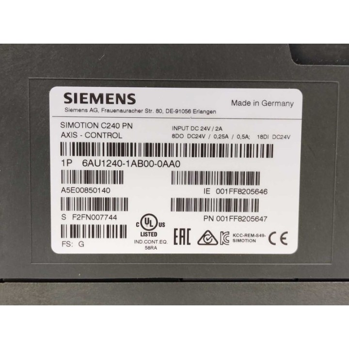 Siemens 6AU1240-1AB00-0AA0
