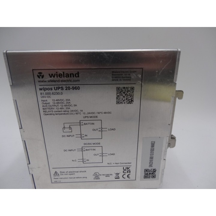 WIELAND Wieland  WIPOS UPS 20-960