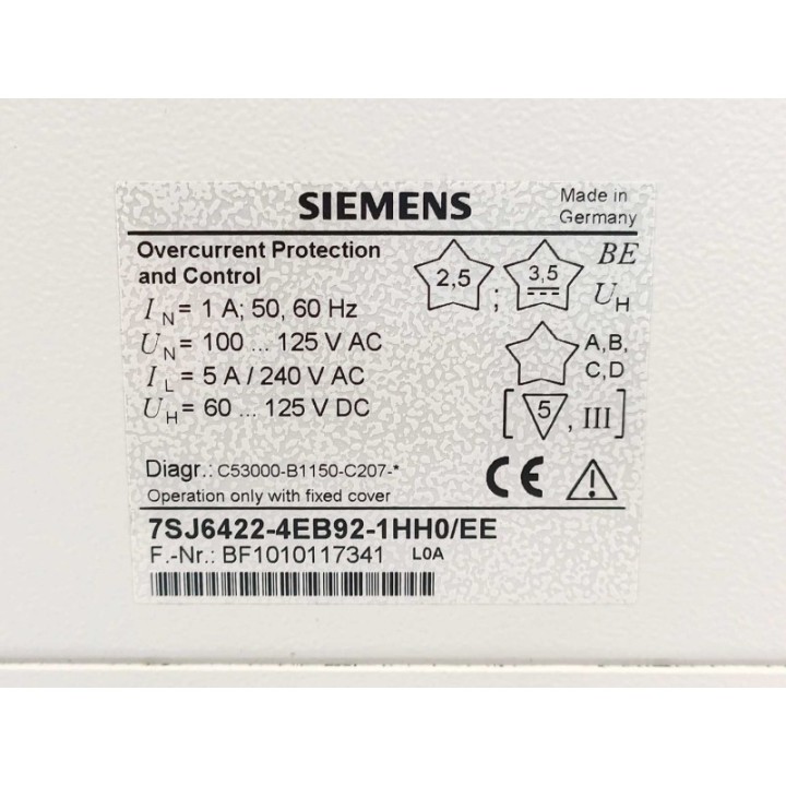 Siemens 7SJ6422-4EB92-1HH0 EE