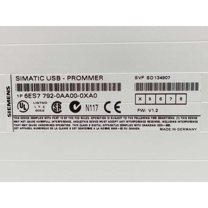 Siemens 6ES7792-0AA00-0XA0