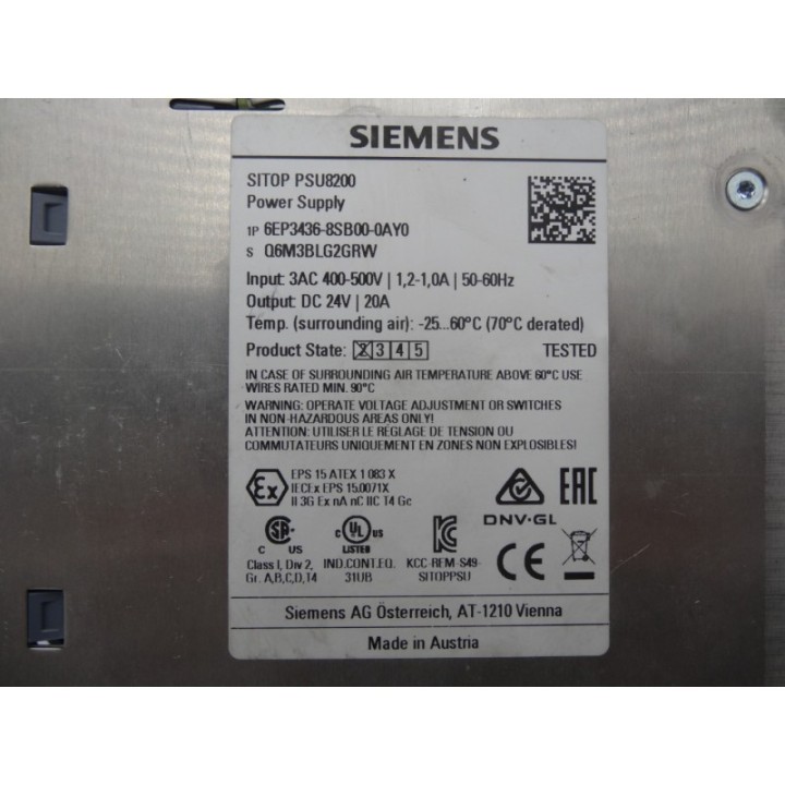 SIEMENS Siemens Sitop PSU8200 6EP3436-8SB00-0AY0