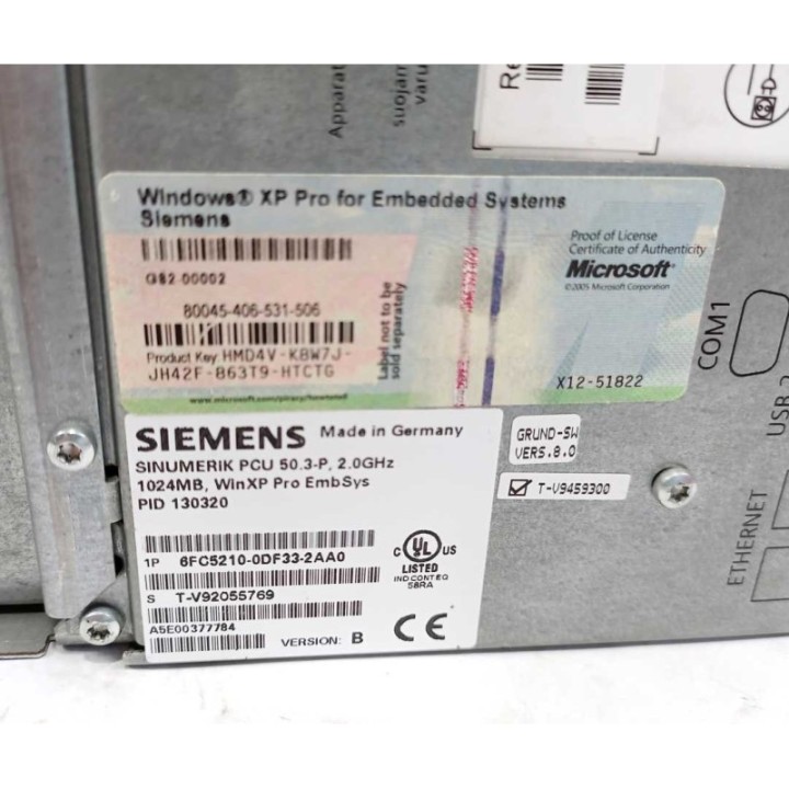 Siemens 6FC5210-0DF33-2AA0