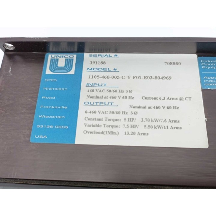 UNICO 1105-460-005-C-Y-F01-E03-804969