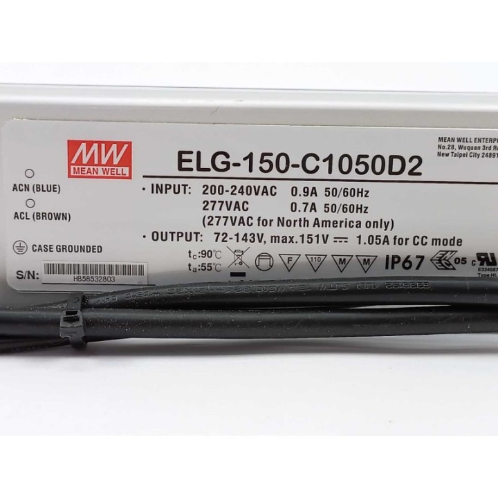 Mean Well ELG-150-C1050D2