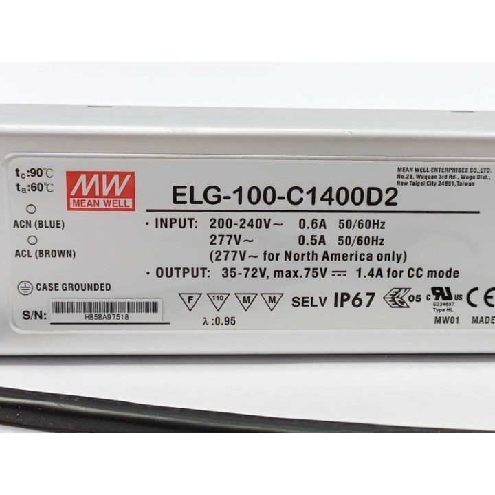 Mean Well ELG-100-C1400D2